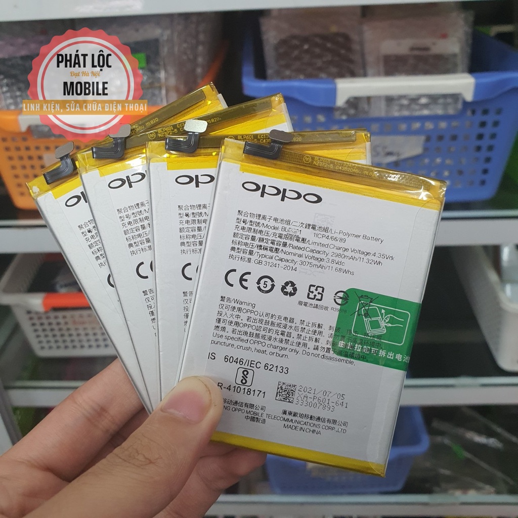 Pin Oppo F3/ F5 zin chính hãng 3200mAh bảo hành 6 tháng/ Mã pin BLP623