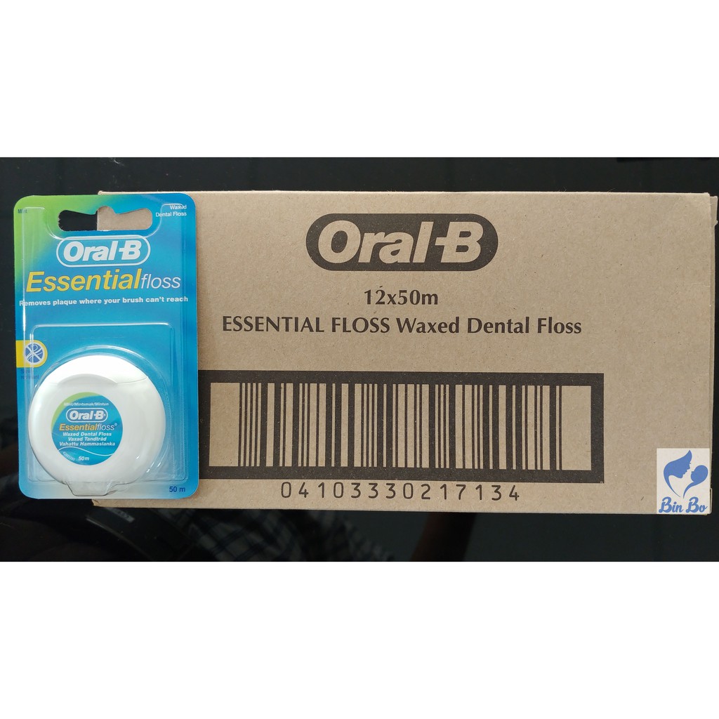 Chỉ Nha Khoa Oral-B Essential Floss Mint 50m - Nhập Từ Anh