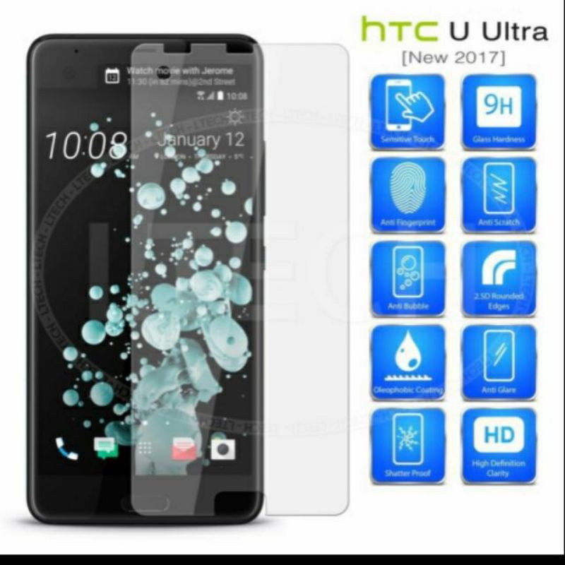 Bộ 3 kính cường lực Cho HTC U Ultra hàng loại 1