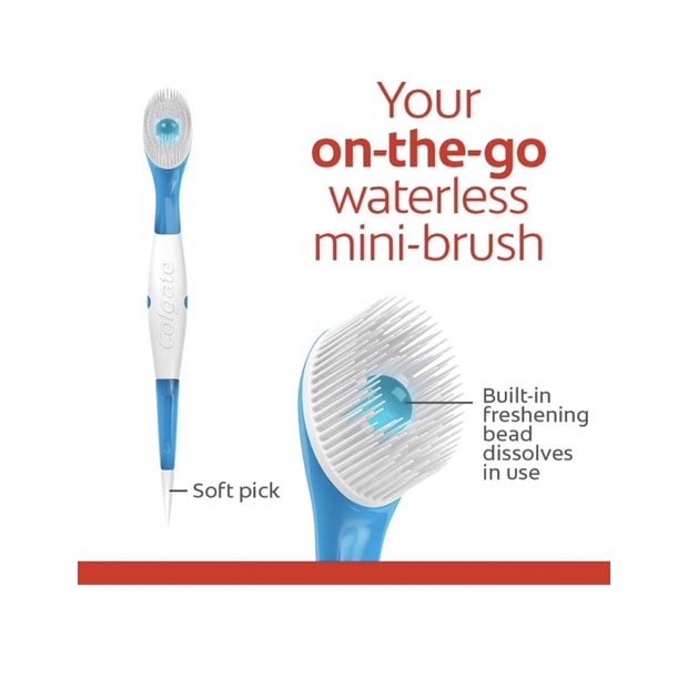 Bàn chải mini Colgate Wisp Max Fresh dùng một lần, túi 24 cây