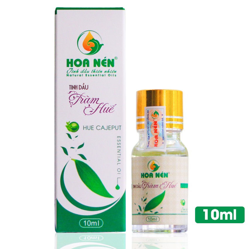 Tinh dầu Tràm trà thiên nhiên 100% - Hàm lượng Cineol 67.5% - Kháng khuẩn rất cao -  SX tại Huế - Hoa Nén