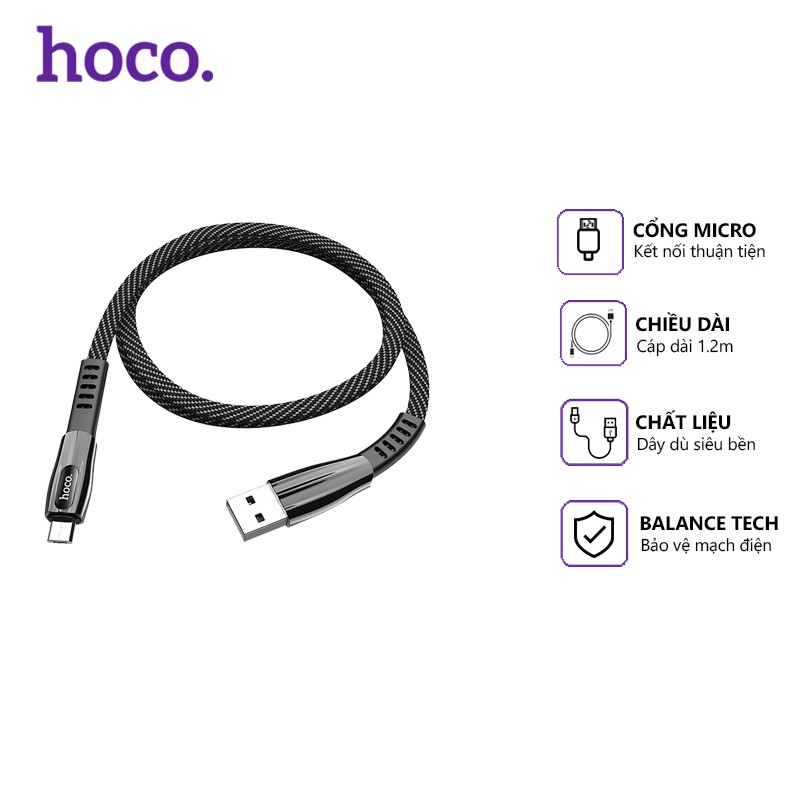 CÁP SẠC MICRO USB HOCO U70