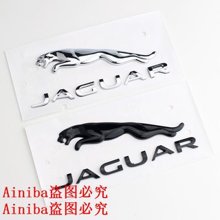 Miếng Dán logo Họa Tiết Da Báo Cho Xe JAGUAR XF XEF-PACE