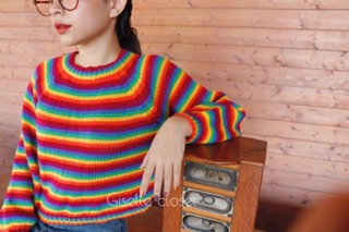 Áo Len cầu vồng