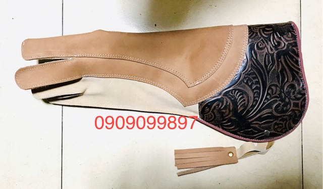 Bao tay da bò cao cấp dài 45cm-3 lớp da