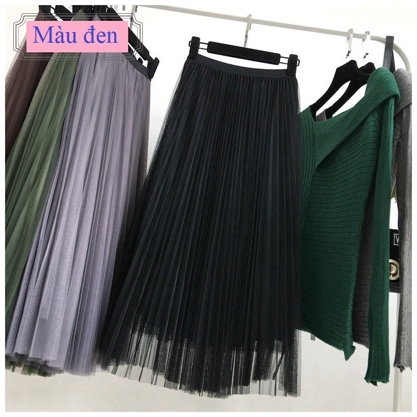 Chân váy xếp ly lưới max đẹp V0011 | BigBuy360 - bigbuy360.vn