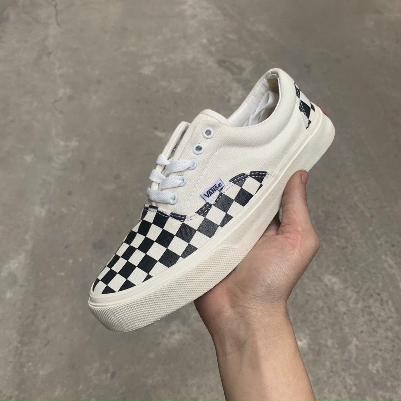 Giày Van Classic đen Vaul Caro buộc dây Old Skool