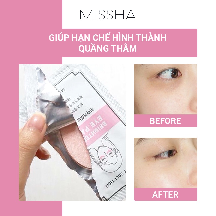 [Mã COSMIS -8% ĐH250k]Mặt nạ dưỡng mắt Speedy Solution Brightening Eye Patch Missha | BigBuy360 - bigbuy360.vn