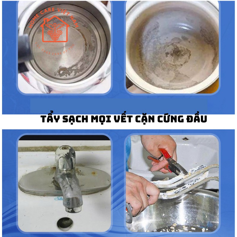 Bột tẩy cặn đa năng hương chanh đánh bay mọi cặn bẩn