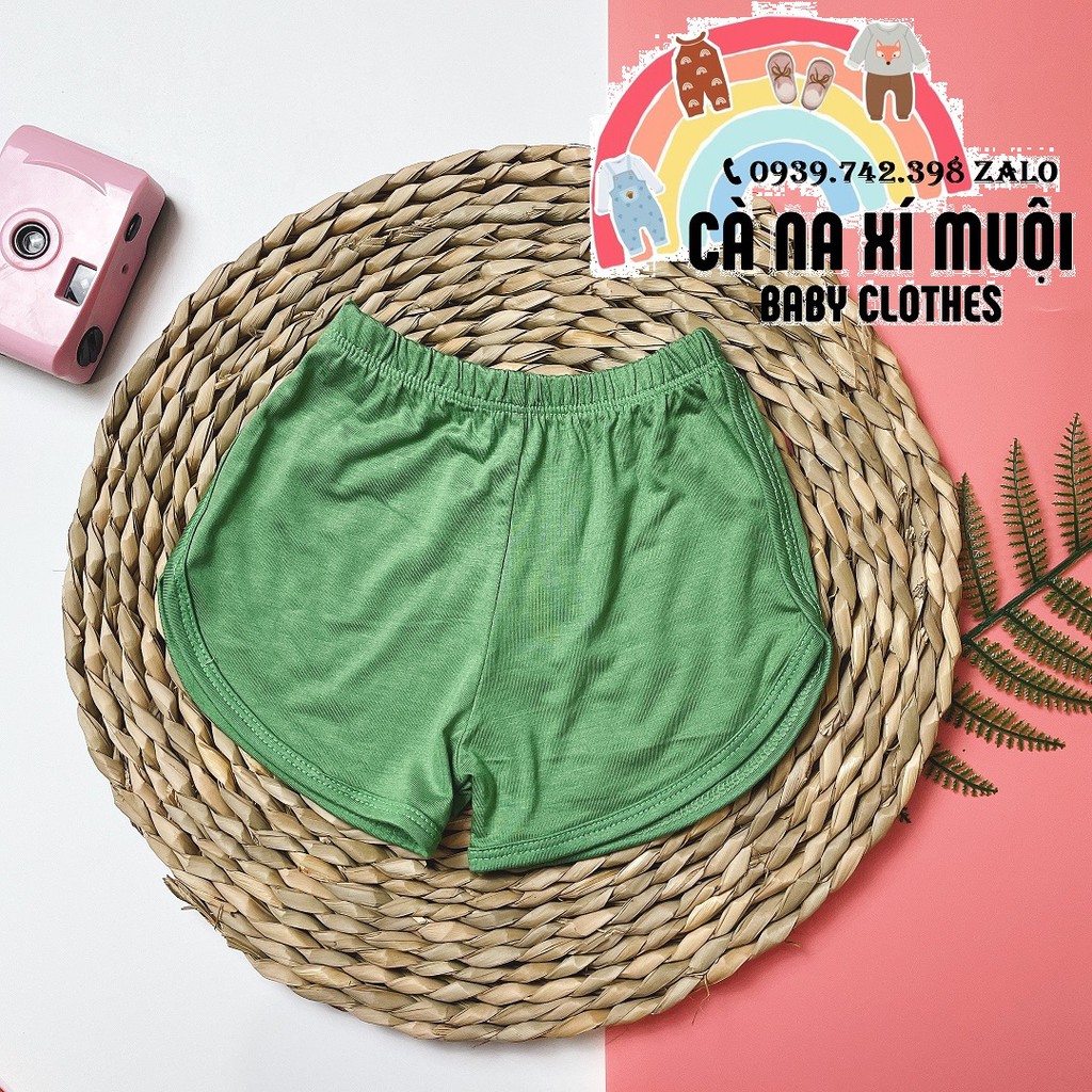 Set 5 Quần Thun Lạnh K.WooFREE SHIPHàng Chuẩn Hoạ Tiết Dể Thương Cho Bé Gái Bé Trai, Đủ Màu