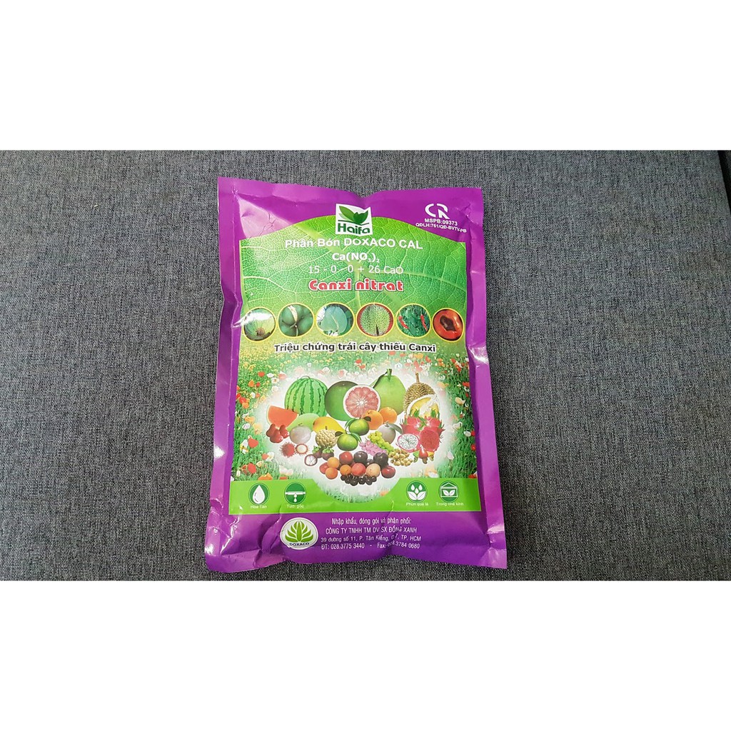 Phân bón Canxi Nitrat NPK 15-0-0+26 CaO bổ sung Canxi cho cây.
