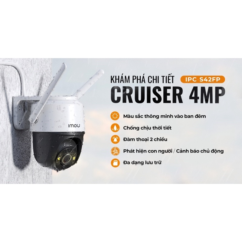 Camera Imou Cruiser IPC-S42FP-IMOU 4MP DSS