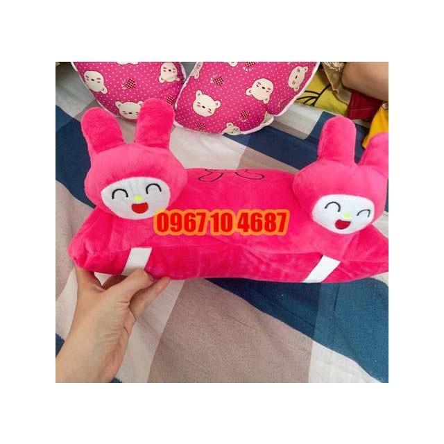 Gối đi xe máy 2 đầu hình thỏ