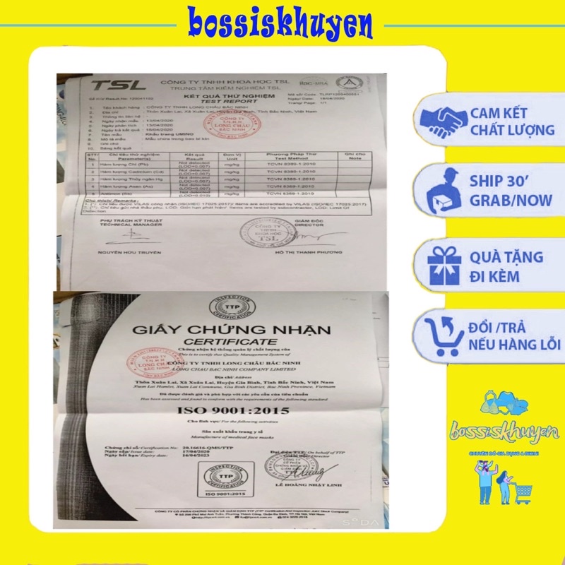 HỘP KHẨU TRANG Y TẾ 4 LỚP - -Chống giọt bắn - Ngăn ngừa khói bụi, hộp 50 khẩu trang 4 lớp nhiều màu umino,ami,long hưng