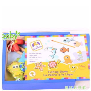 Bộ đồ chơi gỗ câu cá nam châm