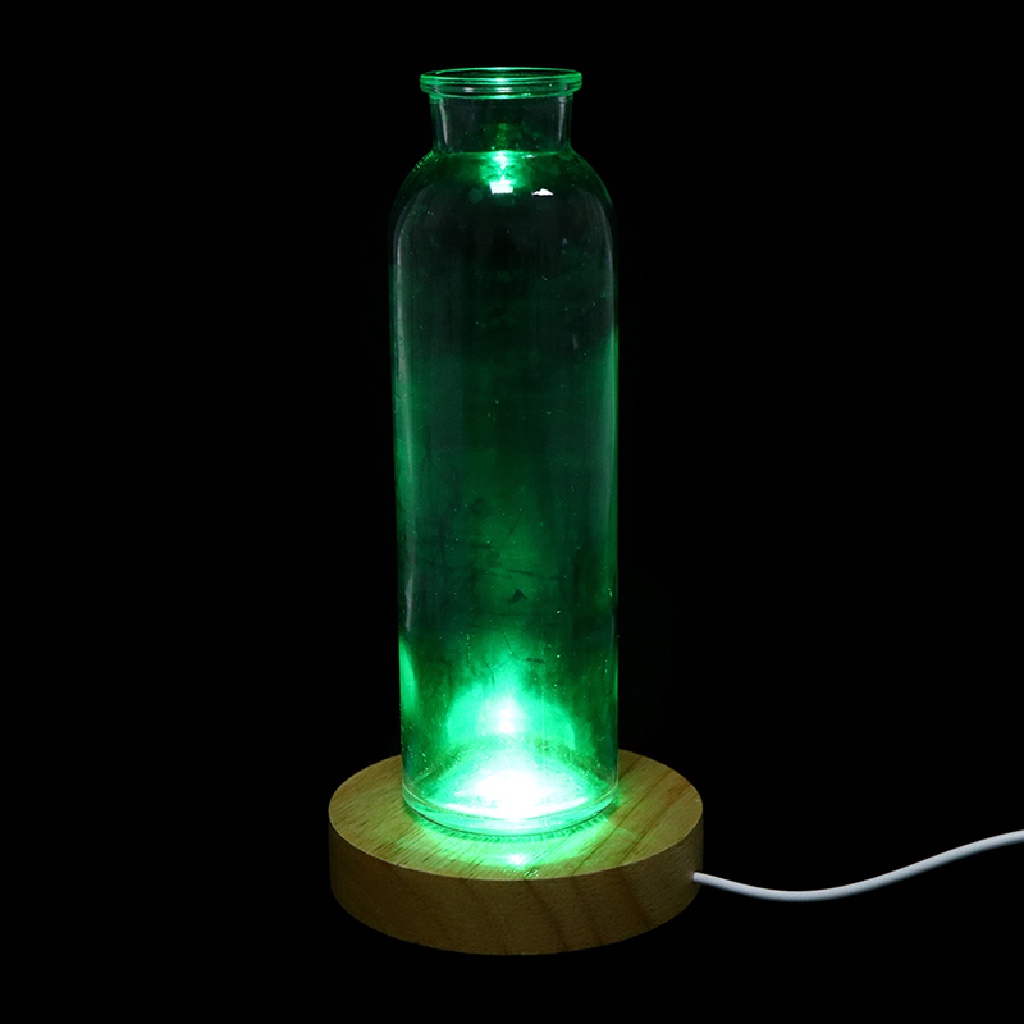 Đế Đèn LED Bằng Gỗ Xoay Được Có Thể Sạc Lại PR3VN