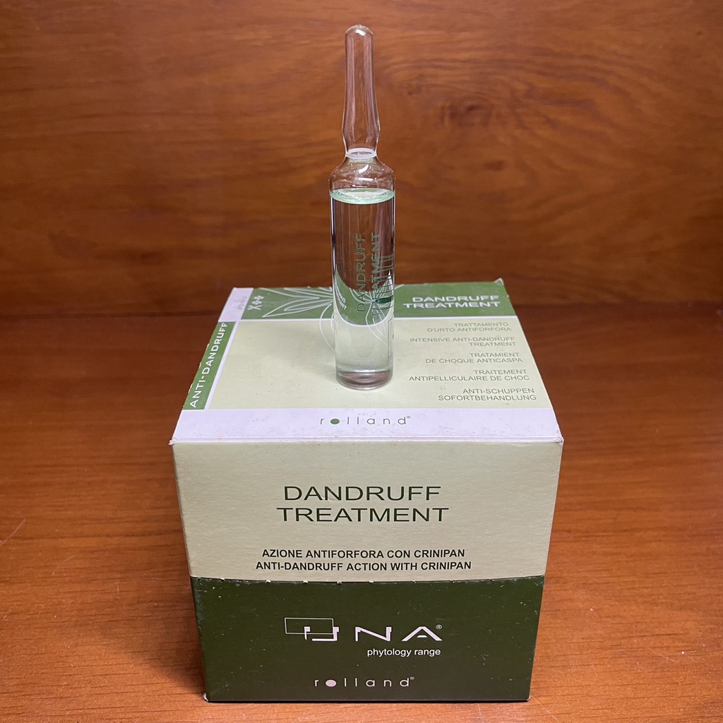 Tinh dầu hạn chế gàu và chống tạo gầu UNA Rolland Dandruff Treatment 12x10ml