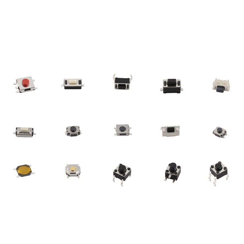 Set 125 Công Tắc Nút Nhấn ACE 25 Giá Trị SMD DIP 4Pin / 3Pin / 2Pin Chuyên Dụng