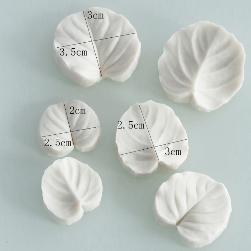 Khuôn Silicone Làm Bánh Tạo Hình Lá Cây Độc Đáo Tiện Dụng