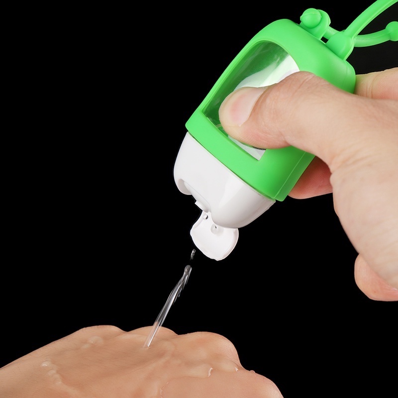 Bình Đựng Nước Rửa Tay Dạng Nắp Lật Bằng Silicone 30ml