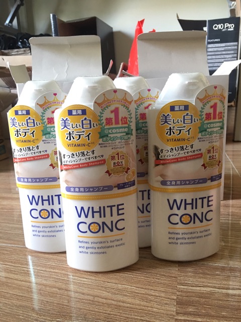 White conc sữa tắm trắng 360ml
