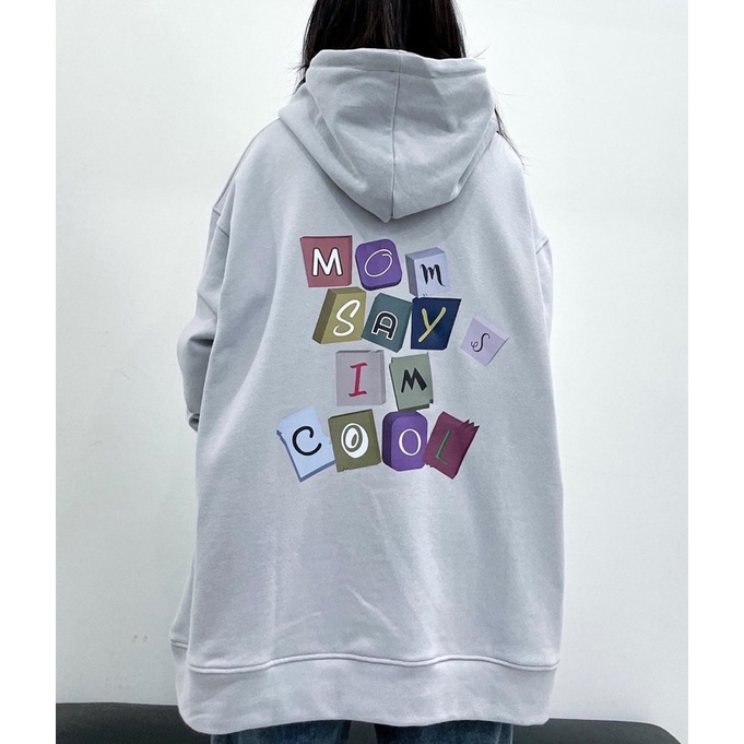 Áo Hoodie Canvas Xám trắng | BigBuy360 - bigbuy360.vn