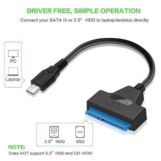 Cáp Chuyển Đổi Usb 3.1 Type C Sang Sata Hdd Ssd 2.5 "