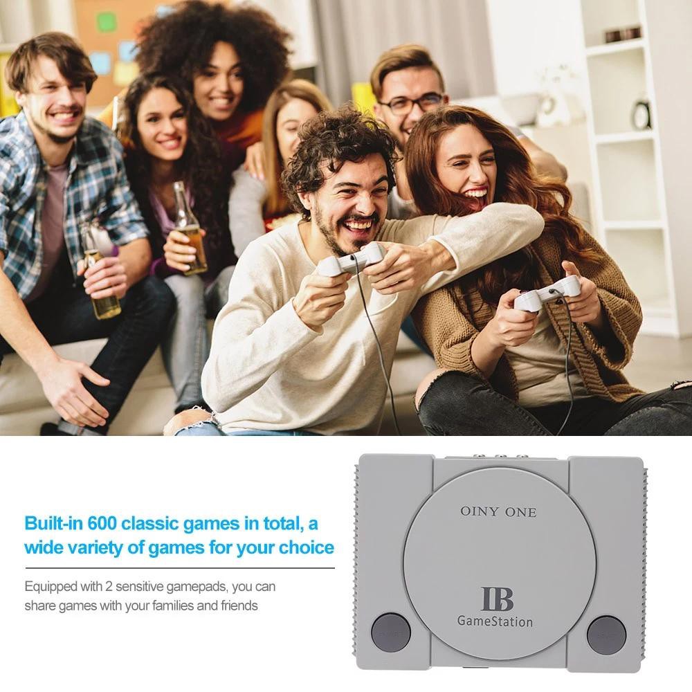 máy chơi game playstation, máy chơi game 648 trò IB Station Only One cổng HDMI phiên bản tay cầm  thế hệ 2020