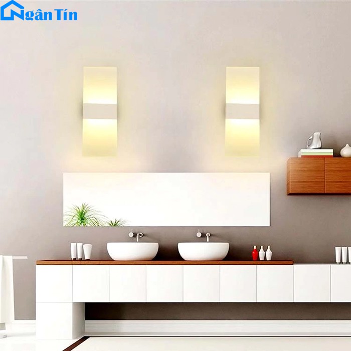 Đèn Led ốp tường treo tường gắn tường trang trí trong nhà cầu thang Led 8W GT352A Ngân Tin