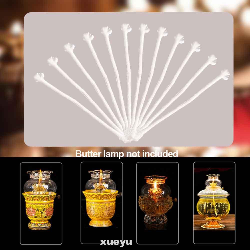 12pcs Long Lasting Home Decor Portable Stable For Wine Bottle Patio Lighting Fiberglass Tiki Torch Wick