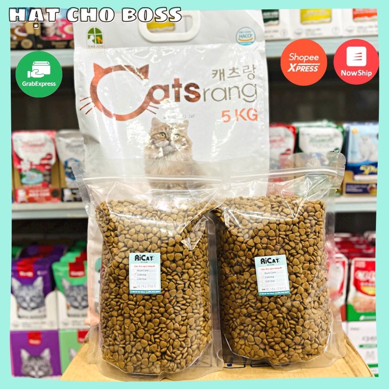 Thức Ăn Hạt Theo Yêu Cầu Cho Mèo | CATSRANG | CATS EYE | CATS ON | ROYAL CANIN KITTEN, FIT, INDOOR - Túi zip 1kg