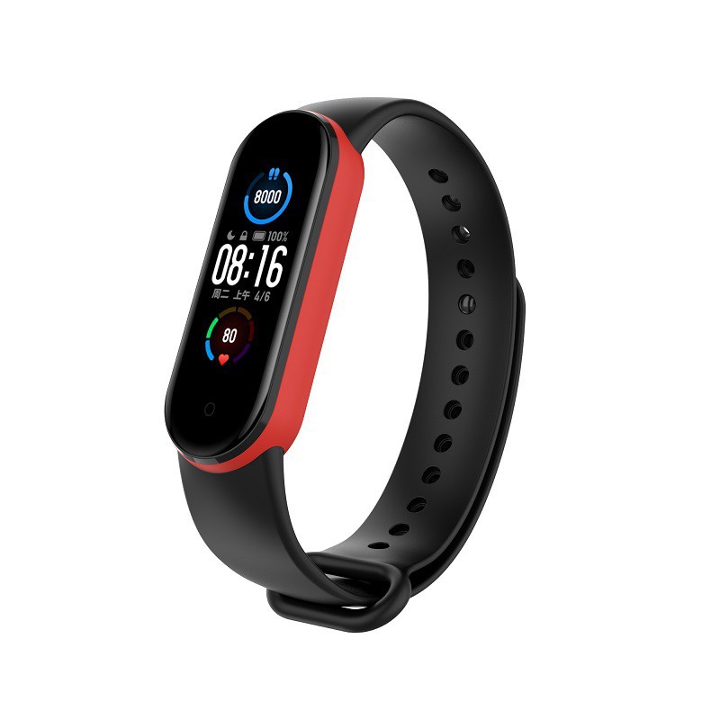 Dây Đeo Xiaomi Mi Band 5 / Mi Band 6 DẻoThay Thế Cho Vòng Đeo Tay Thông Minh TPU - 2 màu