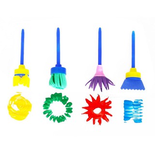 Set 4 Cọ Xốp Vẽ Tranh Diy Cho Bé