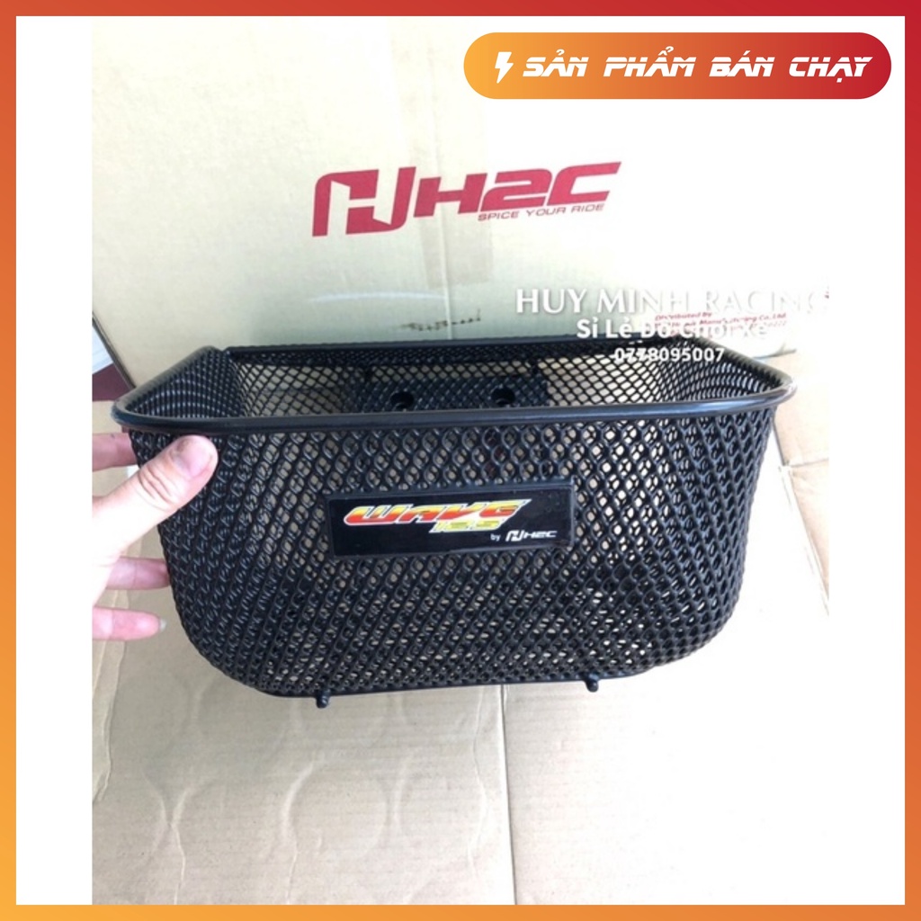 Rổ lưới nhúng nhựa Tem wave125i gắn Futute X / Wave lớn