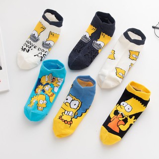 Tất Simpson cổ ngắn màu