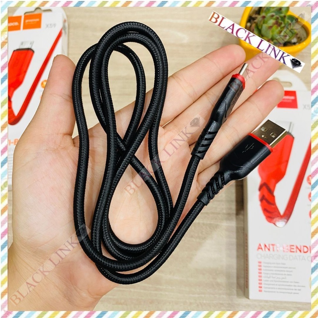 Dây Cáp Sạc HOCO X59 Type C - Micro USB - Dây Cáp Sạc Nhanh Pin Dự Phòng Tai Nghe Bluetooth Không Dây I12 Điện Thoại