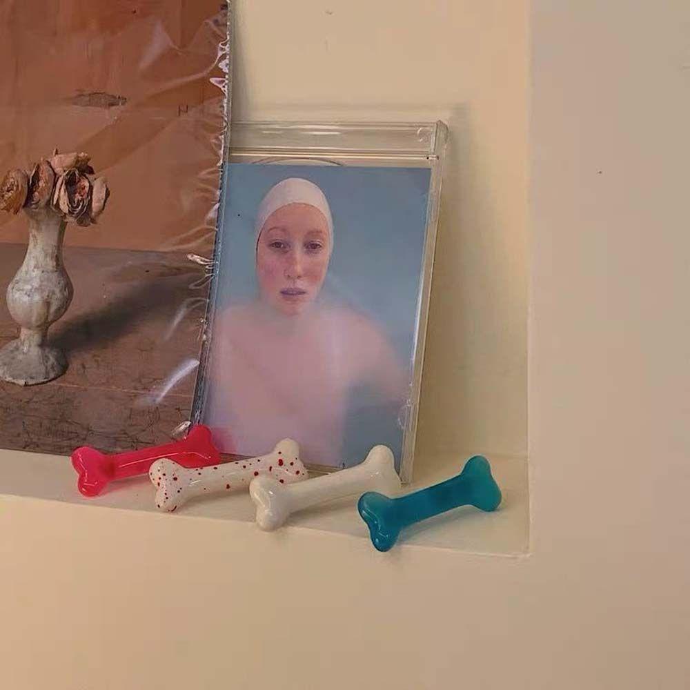 Kẹp Tóc Hình Cục Xương Màu Kẹo Ngọt Phong Cách Hàn Quốc Dễ Thương Cho Mẹ Và Bé