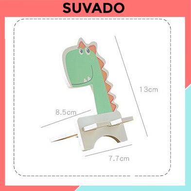 Giá Đỡ Điện Thoại Bằng Gỗ Decor Trang Trí Bàn Học, Bàn Làm Việc Xem Phim Hình Thú Đáng Yêu mẫu 1 SUVADO