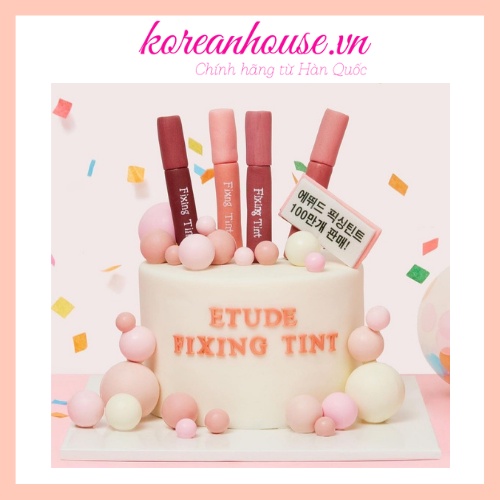 SON FIXING TINT ETUDE HOUSE SIÊU BÁM DÍNH LÂU TRÔI 4g 8 Colors