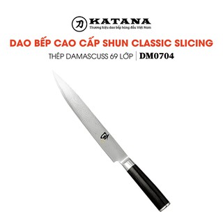 Dao bếp Nhật cao cấp Shun Classic Slicing thép Damascuss 69 lớp DM0704