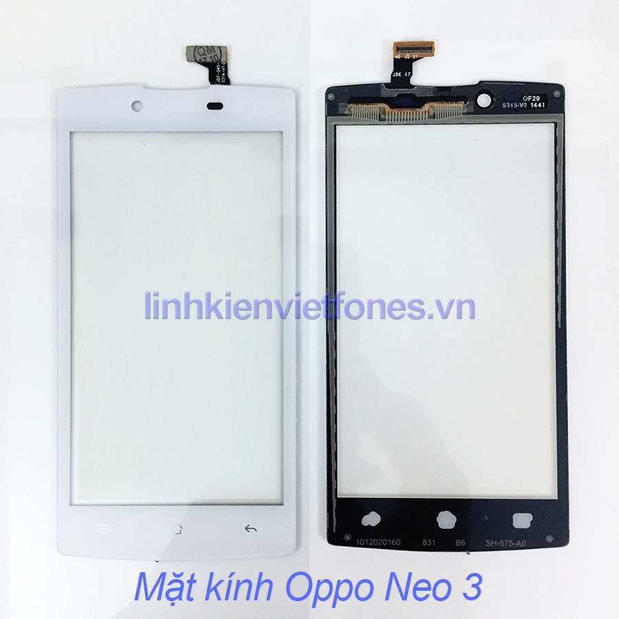 Mặt kính cảm ứng Ép Kính oppo Neo 3 / R831 đen