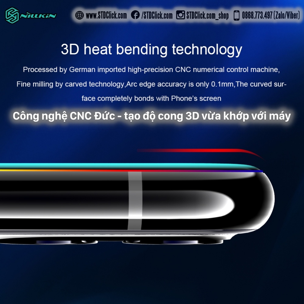 KÍNH CƯỜNG LỰC SAMSUNG GALAXY S22 ULTRA 5G NILLKIN 3D CP+MAX CHÍNH HÃNG