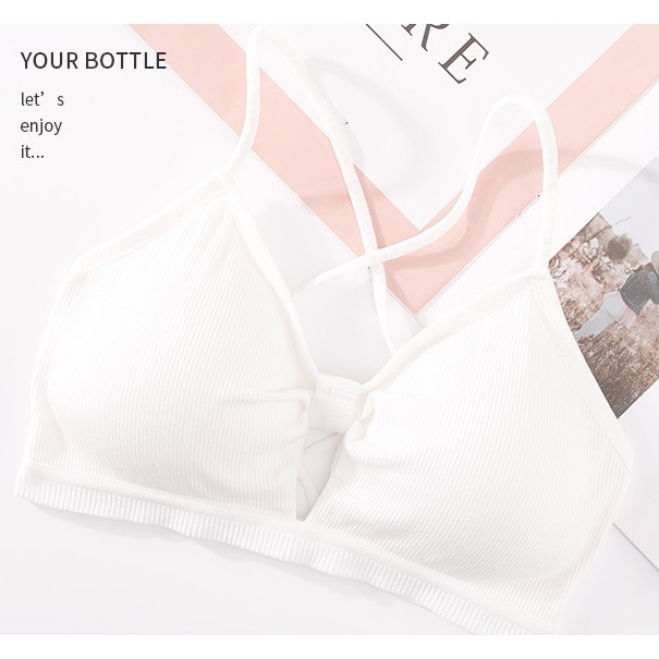 Áo ngực SUXI không gọng mềm mại phong cách hàn quốc