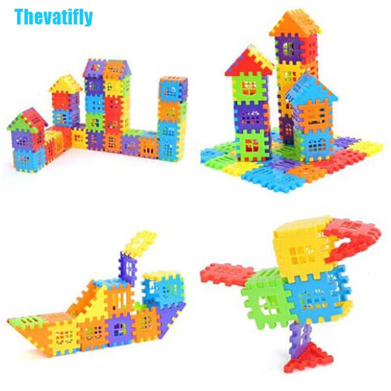 Bộ Đồ Chơi Xếp Hình Thành Phố 44 Mảnh Giáo Dục Sớm Cho Bé