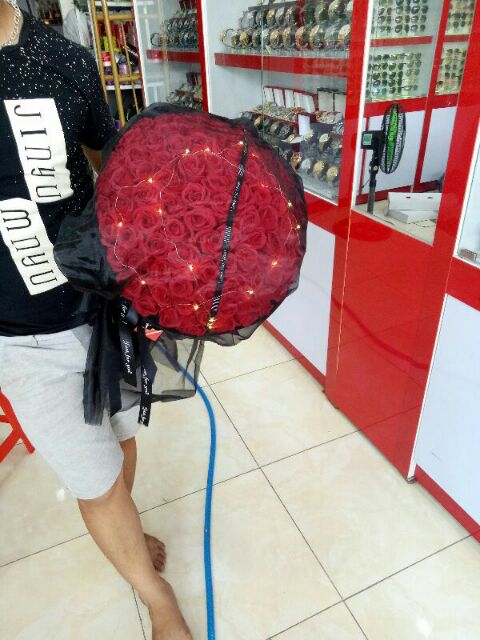 99 bông  hoa hồng sáp  thơm