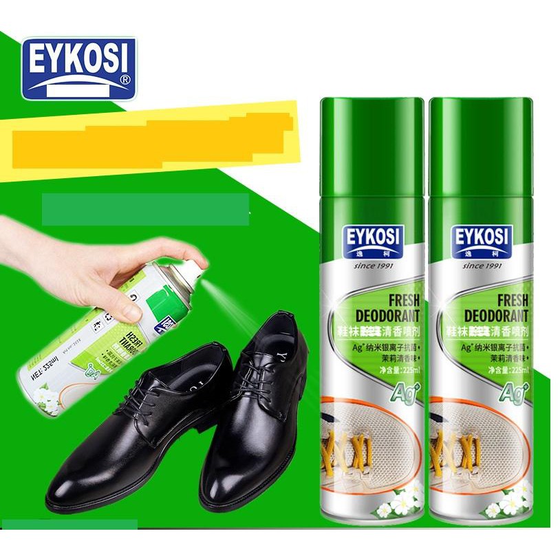 💖GIÁ SỈ💖 Chai xịt khử mùi giày EYKOSI tiện dụng mùi hương nhẹ nhàng, không gây ngứa chân hay dị ứng 5389