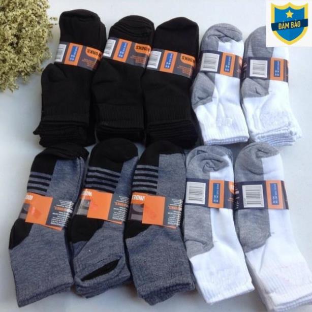 Combo 2 đôi tất nam cotton phối cổ trung GaboHCMfashion TVCT118 nhiều màu