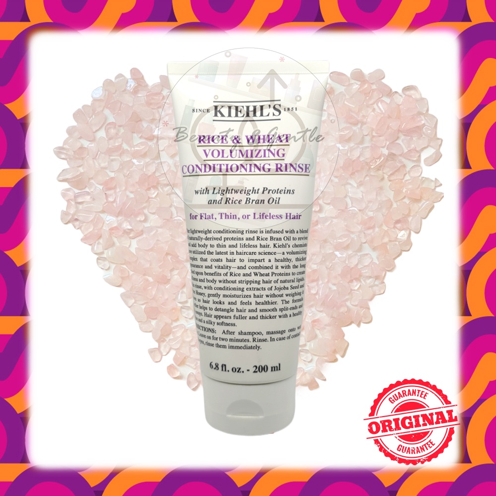 Dầu Gội Kiehls Chiết Xuất Gạo Và Lúa Mạch 200ml 250ml