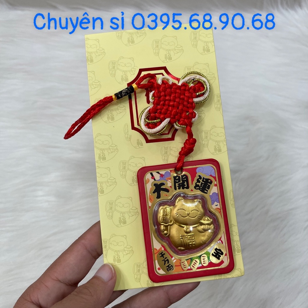 Bao Lì Xì Dây Treo Mèo Thần Tài Đại Cát Đại Lợi, Qùa Tặng Tết 2023