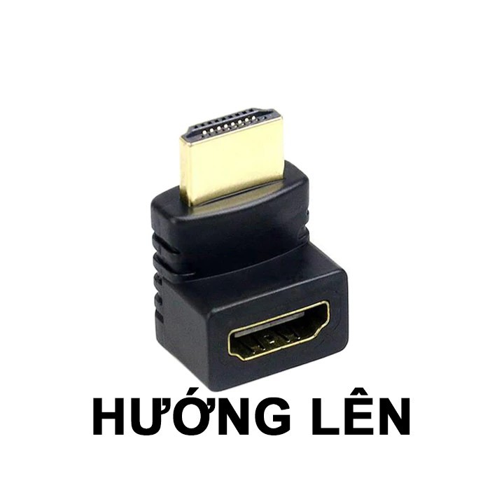 Đầu nối dài cáp HDMI đầu chuyển HDMI vuông góc chữ L ( góc trái, phải, lên, xuống )